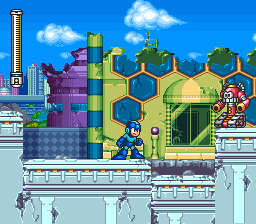Megaman VII (USA) In game screenshot